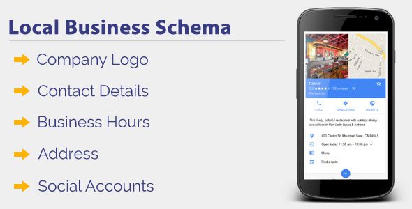 Local Business Schema - CodeCanyon Item for Sale