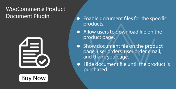 WooCommerce Product Documents Plugin - CodeCanyon Item for Sale