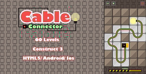 Cabble Connector - HTML5 Game (Construct 3) - CodeCanyon Item for Sale