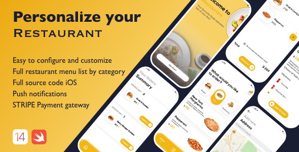 Restaurant App UI Templet - CodeCanyon Item for Sale