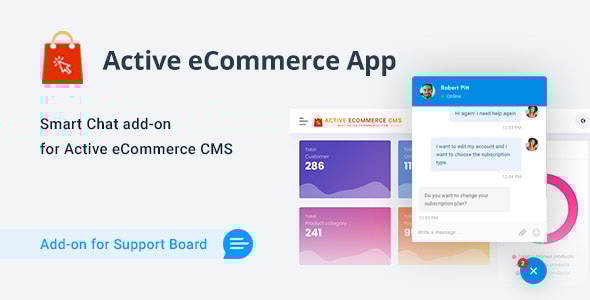 Active eCommerce Chat & Support App for Support Board - CodeCanyon Item for Sale