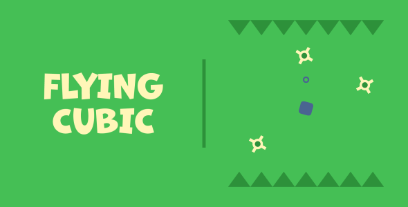 Flying Cubic | HTML5 | CONSTRUCT 3 - CodeCanyon Item for Sale