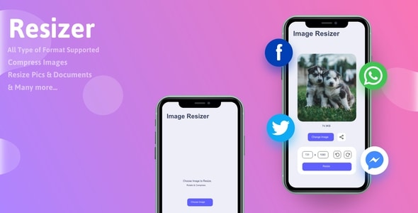 Resizer - Simple Image Editor | Complete React Native App - CodeCanyon Item for Sale