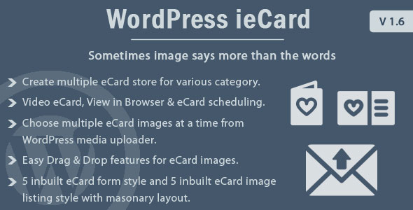 WP ieCard - WordPress eCards Plugin - CodeCanyon Item for Sale
