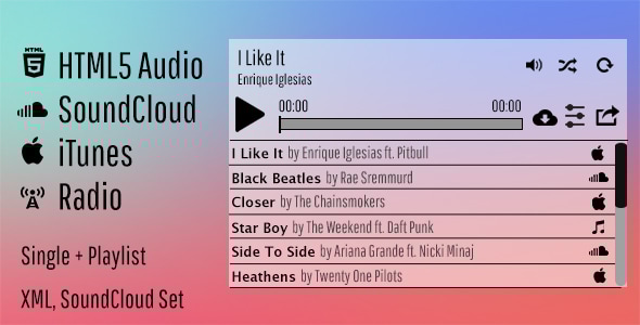 All in One Audio and Radio Player - CodeCanyon Item for Sale