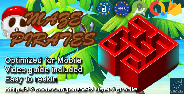 Maze Pirate (Admob + GDPR + Android Studio) - CodeCanyon Item for Sale