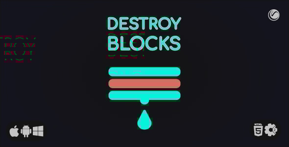 Destroy Blocks | HTML5 Construct Game - CodeCanyon Item for Sale