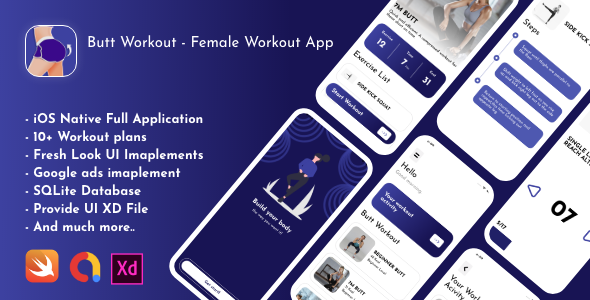 Butt Workout - Female Fitness - CodeCanyon Item for Sale