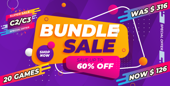 C2-C3 Bundle Sale - 20 Games - CodeCanyon Item for Sale