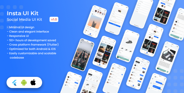 Insta UI - Flutter UI Kit - CodeCanyon Item for Sale