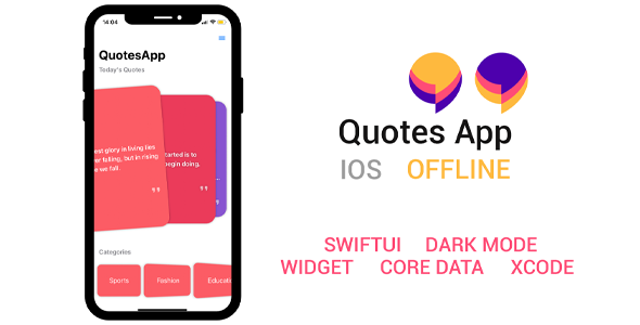 Quotes SwiftUI IOS App - CodeCanyon Item for Sale