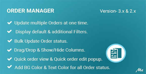 Order Manager - Full Order Management - CodeCanyon Item for Sale