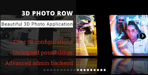 3D Photo Row - Advanced Media Gallery - CodeCanyon Item for Sale