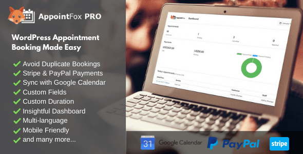 AppointFox PRO - WordPress Appointment Booking Plugin - CodeCanyon Item for Sale
