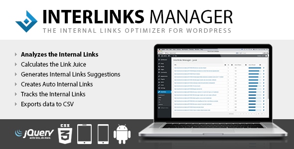 Interlinks Manager - Internal Links Optimizer for WordPress - CodeCanyon Item for Sale