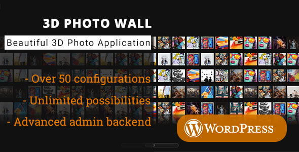 3D Photo Wall - WordPress Media Plugin - CodeCanyon Item for Sale