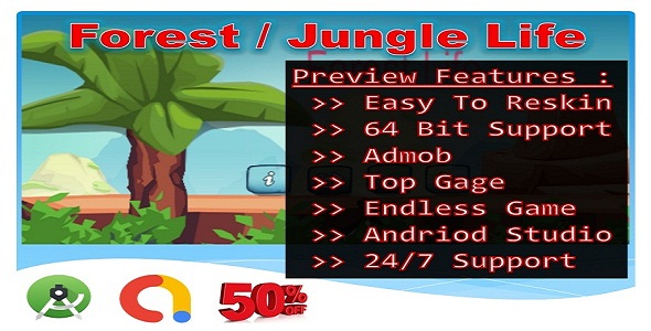 Jungle Forest Life (Compete game+admob+android) - CodeCanyon Item for Sale