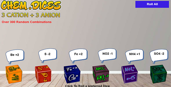 Chem Ionic Dices - CodeCanyon Item for Sale