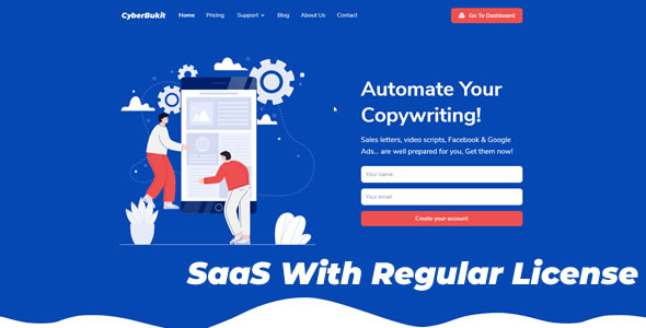 CyberBukit Automatic Writing - SaaS Ready - CodeCanyon Item for Sale