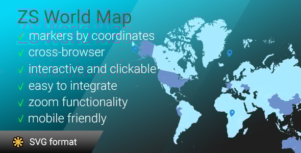ZS World Map - CodeCanyon Item for Sale