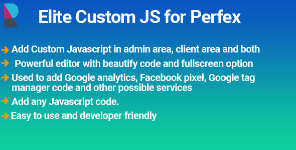Elite Custom JS module for Perfex CRM - CodeCanyon Item for Sale