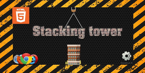 Stacking tower - Casual game - HTML5 - CodeCanyon Item for Sale