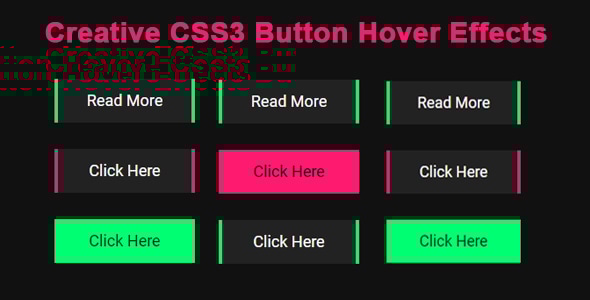 Creative CSS3 Button Hover Effects - CodeCanyon Item for Sale