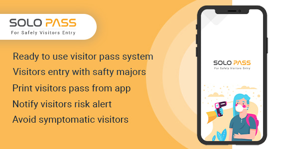 Solopass - Safty Visitor pass - CodeCanyon Item for Sale