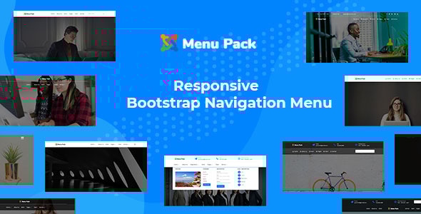 Menu-pack Responsive Bootstrap Navigation Menu - CodeCanyon Item for Sale