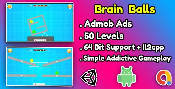 Brain Balls Game Unity Source Code - CodeCanyon Item for Sale