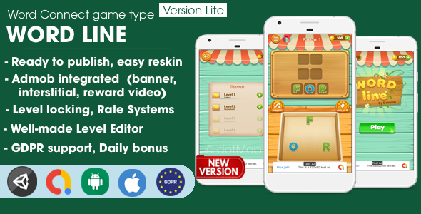 Word Line - Unity Template Project - CodeCanyon Item for Sale