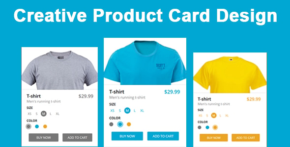 Creative Product Card Design - CodeCanyon Item for Sale