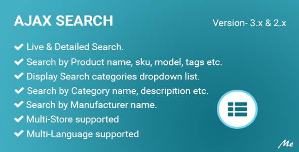 Ajax Search - CodeCanyon Item for Sale
