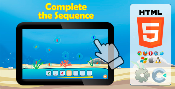 Complete the sequence - HTML5 Educational game - CodeCanyon Item for Sale