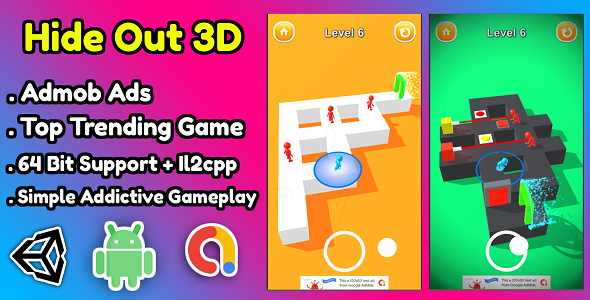 Hide Out 3D Game Unity Source Code + Admob Ads - CodeCanyon Item for Sale