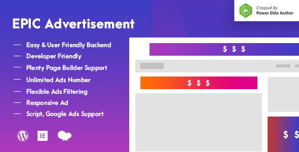 Epic Advertisement WordPress Plugin & Add Ons for Elementor & WPBakery Page Builder - CodeCanyon Item for Sale