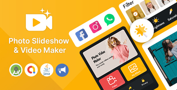 Photo Slideshow & Video Maker for Android App - CodeCanyon Item for Sale