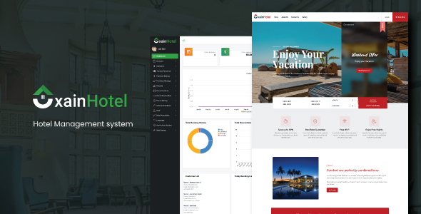 Xain - Hotel Management System with Website - CodeCanyon Item for Sale