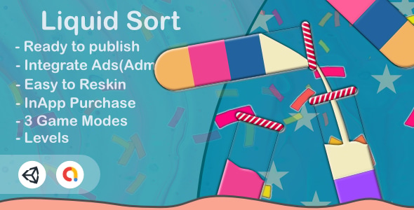 Liquid Sort(Unity Game+Admob+iOS+Android) - CodeCanyon Item for Sale