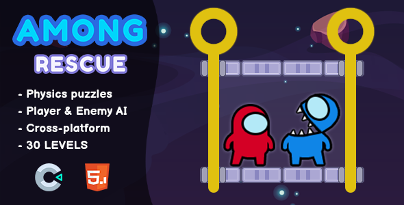 Among Rescue - HTML5 Game | Construct 3 - CodeCanyon Item for Sale