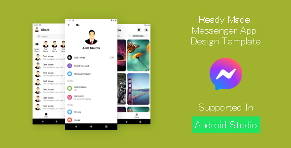 Messenger UI - CodeCanyon Item for Sale