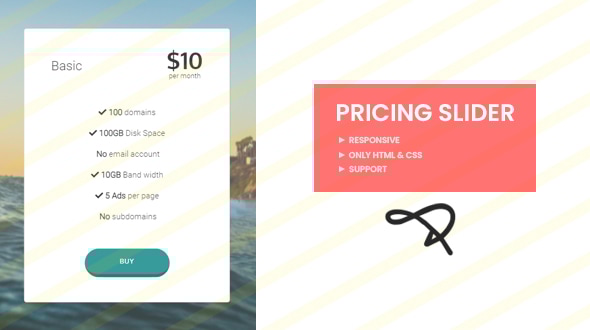 Pricing Slider - CodeCanyon Item for Sale