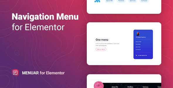 Menuar – Navigation Menu for Elementor - CodeCanyon Item for Sale