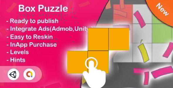 Box Puzzle (Unity Game+Admob+iOS+Android) - CodeCanyon Item for Sale