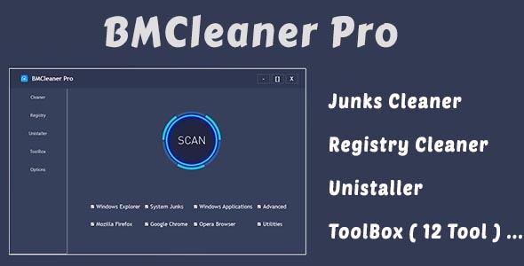 BMCleaner Pro - Full Application Source Code - CodeCanyon Item for Sale