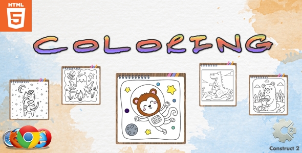 Coloring - Paint game - HTML5 - CodeCanyon Item for Sale