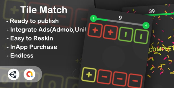 Tile Match(Unity Game+Admob+iOS+Android) - CodeCanyon Item for Sale