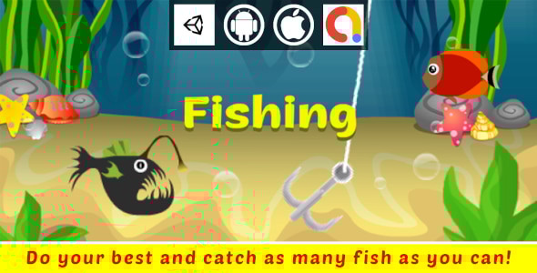 Fishing Unity Casual Game With Admob For Android And iOS by NorthPick