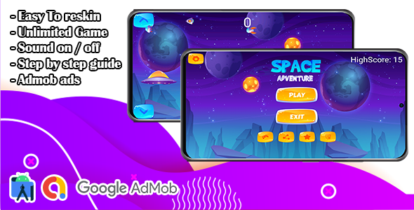 Space Adventure Shooting Game - CodeCanyon Item for Sale