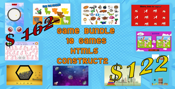 BUNDLE GAMES - HTML5 - CodeCanyon Item for Sale
